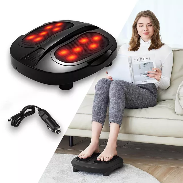Masażer do stóp inSPORTline Zenvorix ∙ poprawa krążenia ∙ funkcja grzania ∙ 3 programy ∙ adapter do auta