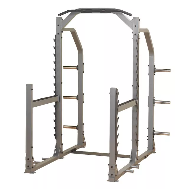 Wielofunkcyjny stojak treningowy pod sztangę Body-Solid SMR1000 ∙ heavy-duty rack ∙ haki bezpieczeństwa ∙ drążek górny