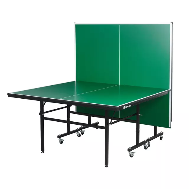 Składany stół do tenisa stołowego inSPORTline Sental 150 ∙ blat MDF 15 mm ∙ siatka w zestawie ∙ powłoka UV - Czarny