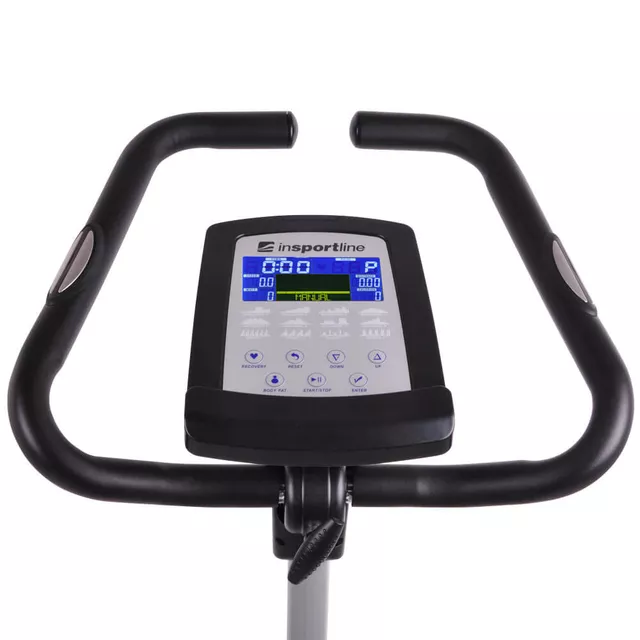 Rower treningowy pionowy inSPORTline inCondi UB60i ∙ pas piersiowy ∙ nośność 150 kg ∙ HRC ∙ 32 poziomy oporu ∙ aplikacje Zwift / Kinomap - Czarny