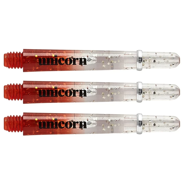 Nasadki z piórkami do lotek Unicorn Gripper 4 Elements Combo - Red Firestorm