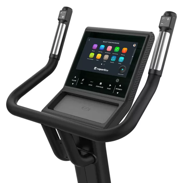 Profesjonalny rower treningowy inSPORTline Velocer UB ∙ ekran TFT LCD 10,1" ∙ nośność 150 kg ∙ 24 programy ∙ elektromagnetyczny ∙ aplikacje mobilne