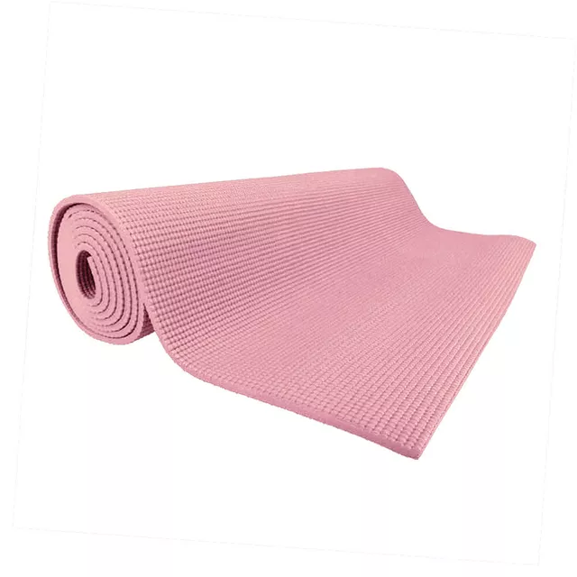 Mata do ćwiczeń jogi inSPORTline Yoga 173×60 cm ∙ grubość 0,5 cm ∙ stabilna powierzchnia ∙ lekka - Niebieski - Różowy
