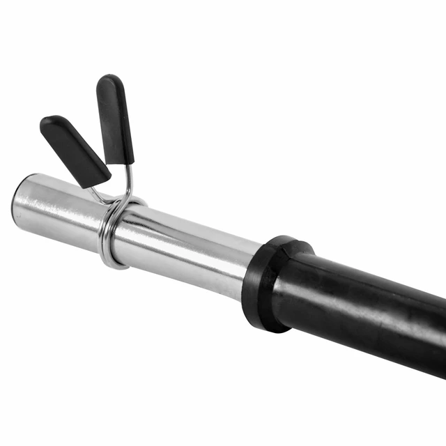 Gryf prosty niegwintowany inSPORTline Pump ∙ 130 cm ∙ Ø 30 mm ∙ nośność 20 kg ∙ antypoślizgowy chwyt ∙ z zaciskami