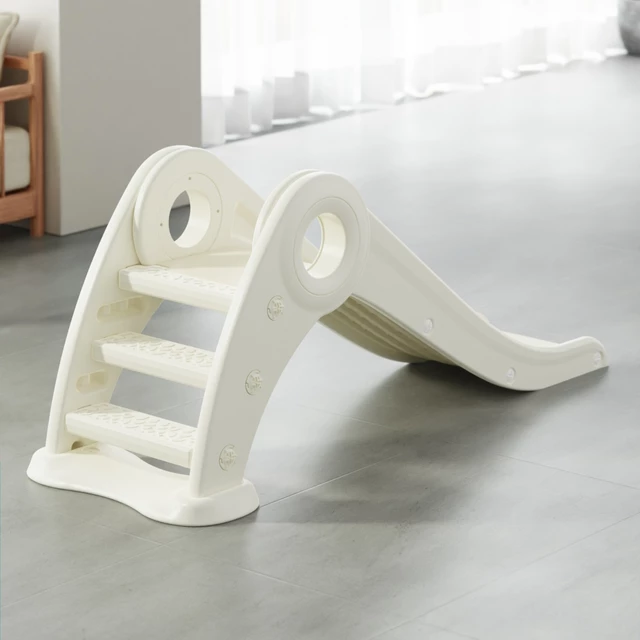Zjeżdżalnia ogrodowa / domowa dla dzieci inSPORTline Kaimala ∙ nośność 40 kg ∙ waga 5,1 kg ∙ HDPE ∙ stabilna i bezpieczna ∙ antypoślizgowa - Biały