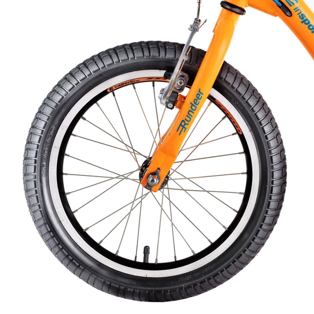 Hulajnoga składana inSPORTline Rundeer II ∙ koła 16"/12" pompowane koła ∙ nośność 100 kg ∙ stalowa rama