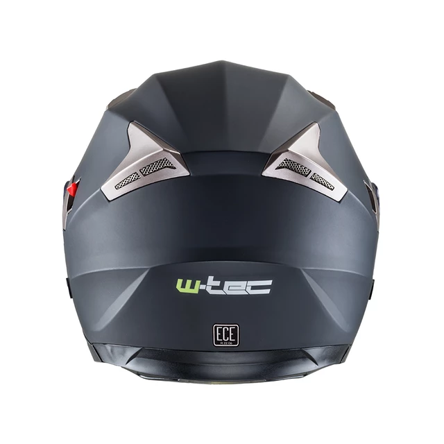 Kask motocyklowy otwarty z blendą W-TEC Putta - Biały perłowy