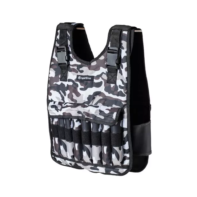 Kamizelka treningowa z obciążeniem ∙ inSPORTline Hafthor 15 kg ∙ regulacja 1,3-15 kg