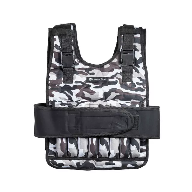 Kamizelka treningowa z obciążeniem ∙ inSPORTline Hafthor 15 kg ∙ regulacja 1,3-15 kg