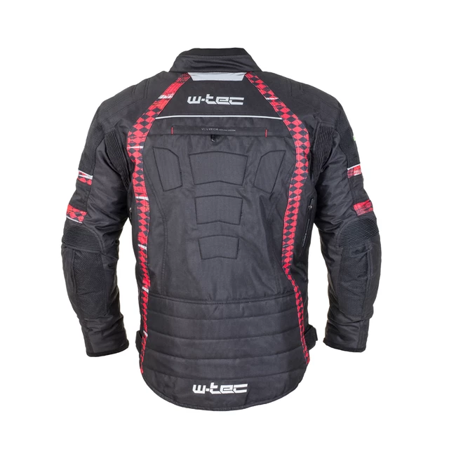 Męska kurtka motocyklowa W-TEC Kamicer - Czarno-czerwony