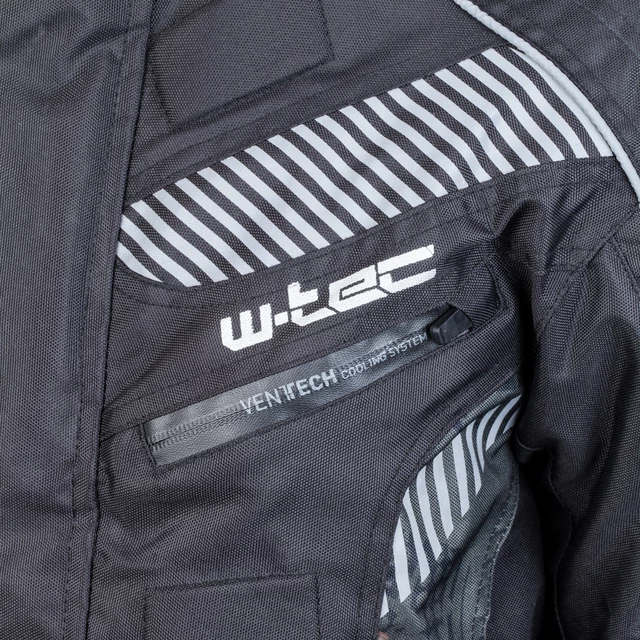 Męska kurtka motocyklowa W-TEC Kamicer - Czarno-czerwony