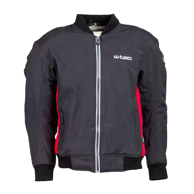 Męska kurtka motocyklowa soft-shell W-TEC Langon - Czarno-niebieski - Czarno-czerwony