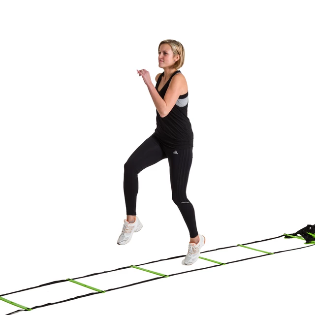 Drabinka koordynacyjna fitness inSPORTline CF080.2 ∙ 20 pól ∙ regulacja rozmiaru ∙ torba do przenoszenia