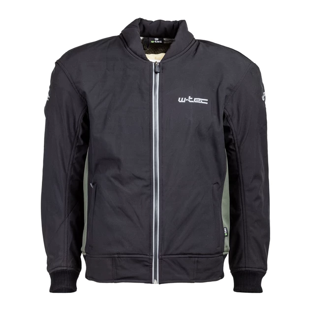 Męska kurtka motocyklowa soft-shell W-TEC Langon - Czarno-niebieski - Czarno-zielony khaki
