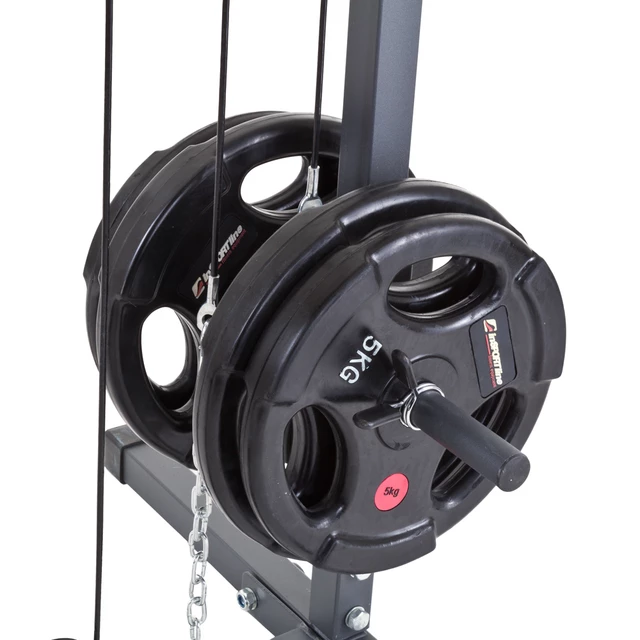 Atlas domowy inSPORTline ProfiGym N10 ∙ 65 kg obciążenia ∙ wyciąg górny i dolny ∙ konstrukcja stalowa