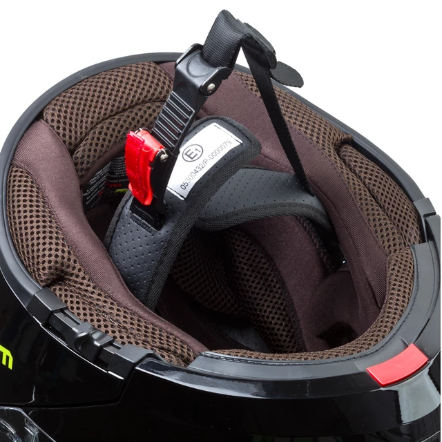 Kask motocyklowy szczękowy W-TEC Vexamo z blendą - Biały