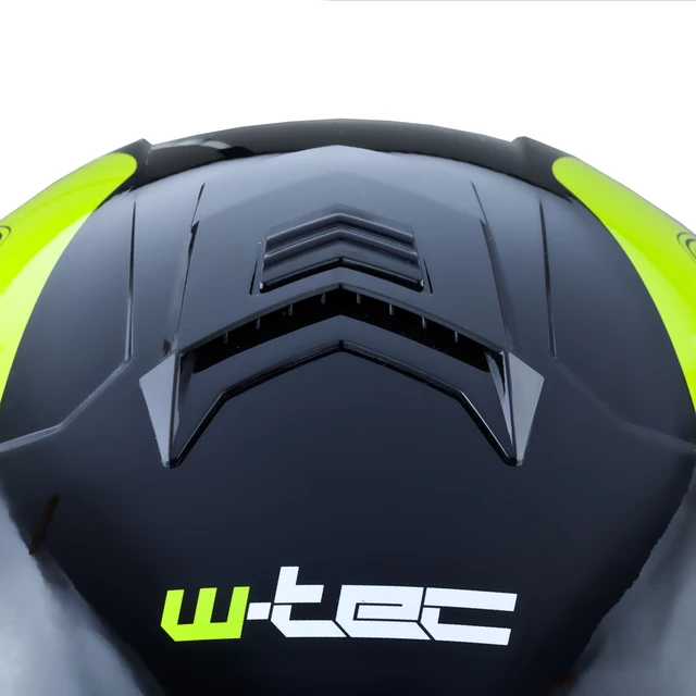 Kask motocyklowy szczękowy W-TEC Vexamo z blendą - Biały
