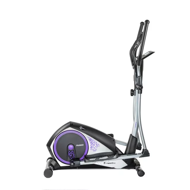 Orbitrek magnetyczny inSPORTline Madesto ∙ pomiar tkanki tłuszczowej ∙ 8 poziomów obciążenia ∙ długość kroku 32 cm ∙ uchwyt na tablet ∙ LCD