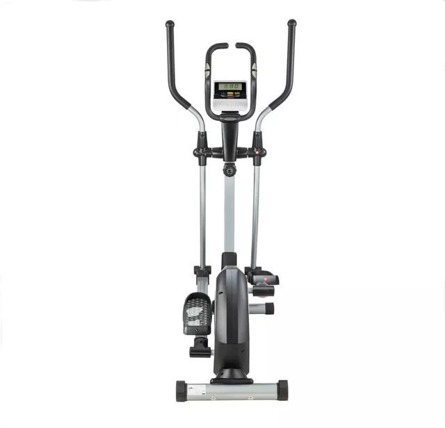 Orbitrek magnetyczny inSPORTline Madesto ∙ pomiar tkanki tłuszczowej ∙ 8 poziomów obciążenia ∙ długość kroku 32 cm ∙ uchwyt na tablet ∙ LCD