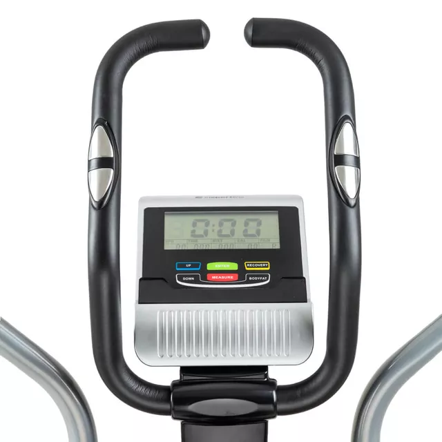 Orbitrek magnetyczny inSPORTline Madesto ∙ pomiar tkanki tłuszczowej ∙ 8 poziomów obciążenia ∙ długość kroku 32 cm ∙ uchwyt na tablet ∙ LCD