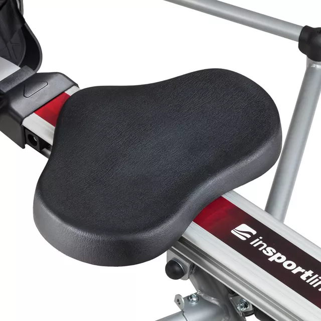 Wioślarz treningowy inSPORTline Power Master X ∙ hydrauliczny system oporu ∙ 12 poziomów oporu ∙ płynny ruch ∙ uchwyt na tablet ∙ LCD - Czarny