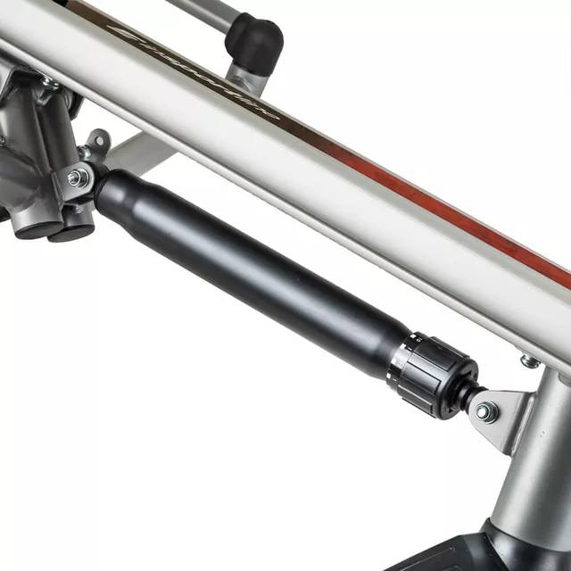 Wioślarz treningowy inSPORTline Power Master X ∙ hydrauliczny system oporu ∙ 12 poziomów oporu ∙ płynny ruch ∙ uchwyt na tablet ∙ LCD - Czarny