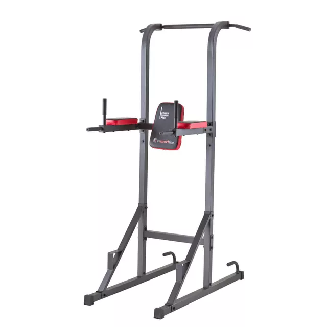 Wielofunkcyjna stacja do podciągania i pompek inSPORTline Power Tower PT80 ∙ 157×65×206 cm ∙ 120 kg ∙ uchwyty antypoślizgowe