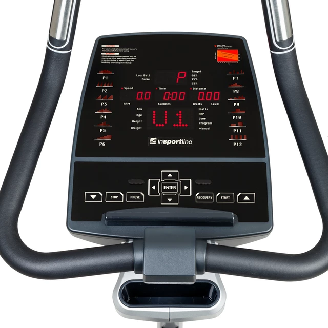Profesjonalny rower treningowy inSPORTline Gemini B200 ∙ magnetyczny ∙ generator energii ∙ 26 programów ∙ HRC