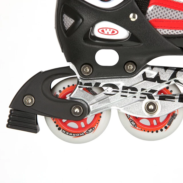 Regulowane rolki / łyżwy 2w1 Worker Nolan ∙ gumowe koła ∙ konstrukcja uniwersalna ∙ MicroLock ∙ ComfortFit
