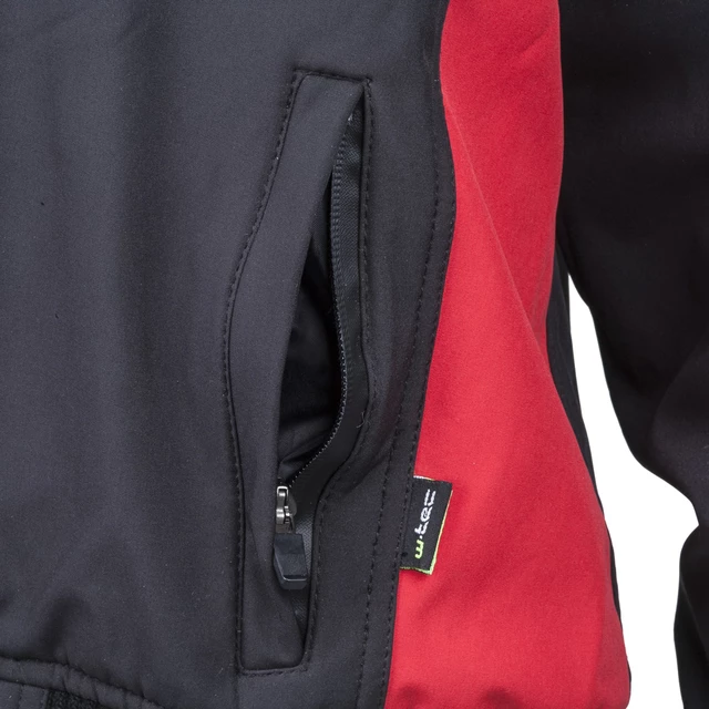 Męska kurtka motocyklowa soft-shell W-TEC Langon - Czarno-niebieski