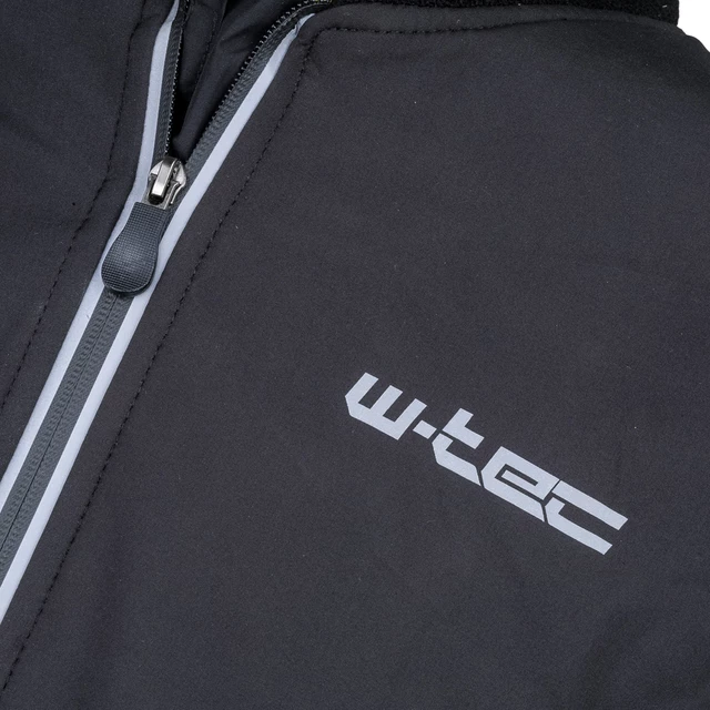 Męska kurtka motocyklowa soft-shell W-TEC Langon - Czarno-niebieski
