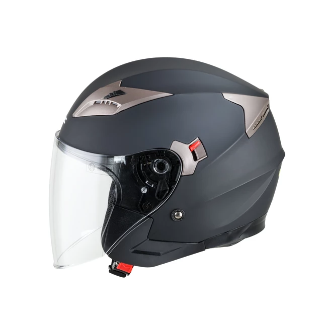 Kask motocyklowy otwarty z blendą W-TEC Putta - Biały perłowy