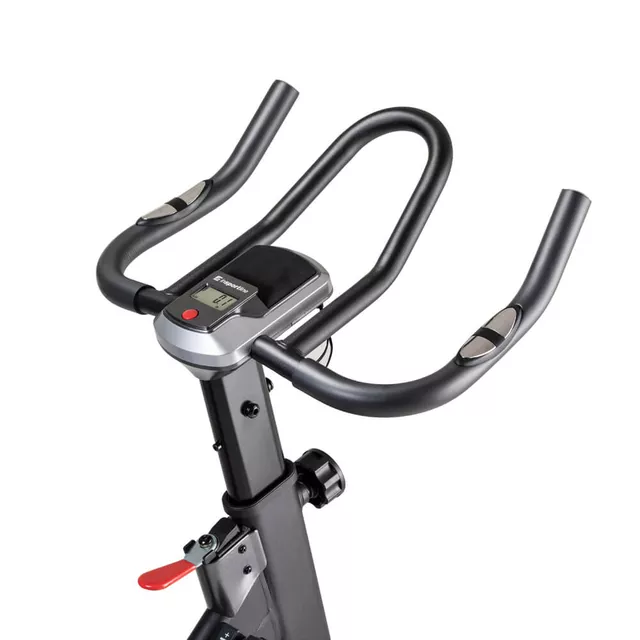 Rower treningowy spinningowy inSPORTline Agneto LCD ∙ magnetyczny opór ∙ cichy napęd pasowy ∙ 8 stopni obciążenia ∙ regulacja siodełka