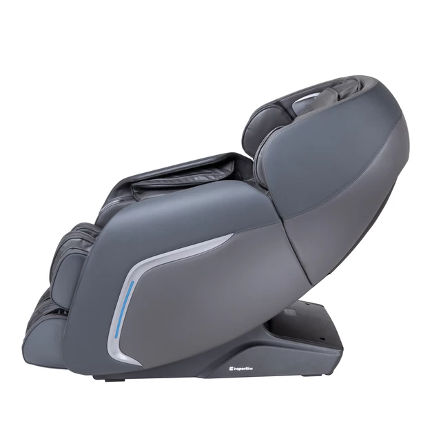 Fotel do relaksu inSPORTline Carlita ∙ masaż mechaniczny + powietrzny ∙ ogrzewanie podczerwienią ∙ sterowanie głosowe ∙ Bluetooth - Antracyt
