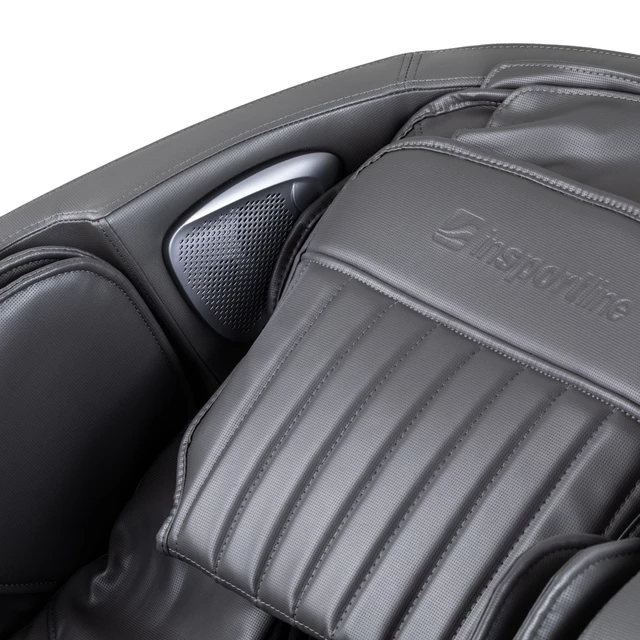 Fotel do relaksu inSPORTline Carlita ∙ masaż mechaniczny + powietrzny ∙ ogrzewanie podczerwienią ∙ sterowanie głosowe ∙ Bluetooth - Antracyt