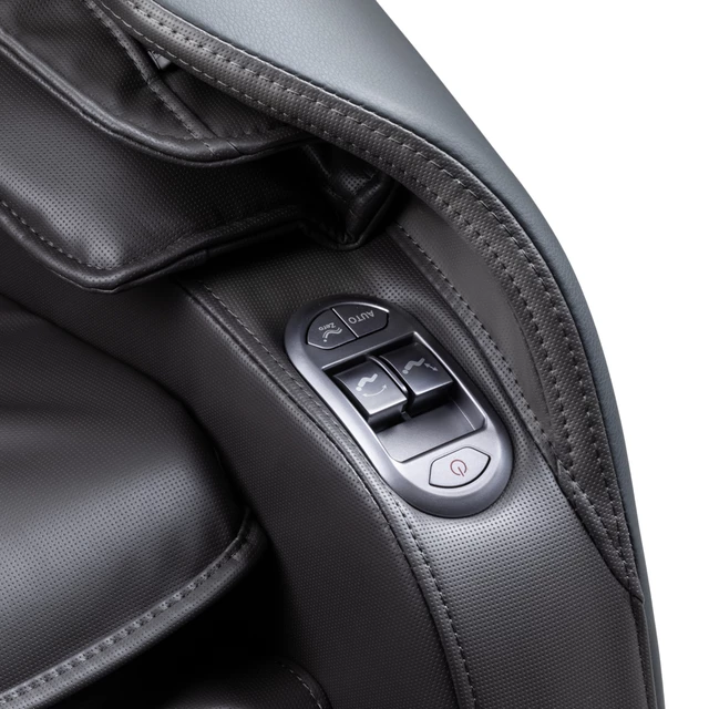 Fotel do relaksu inSPORTline Carlita ∙ masaż mechaniczny + powietrzny ∙ ogrzewanie podczerwienią ∙ sterowanie głosowe ∙ Bluetooth - Antracyt