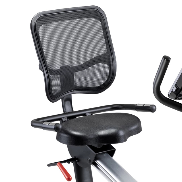 Rower treningowy poziomy rehabilitacyjny inSPORTline Omahan RMB ∙ nośność 150 kg ∙ 32 poziomy oporu ∙ program HRC ∙ program WATT ∙ uchwyt na tablet