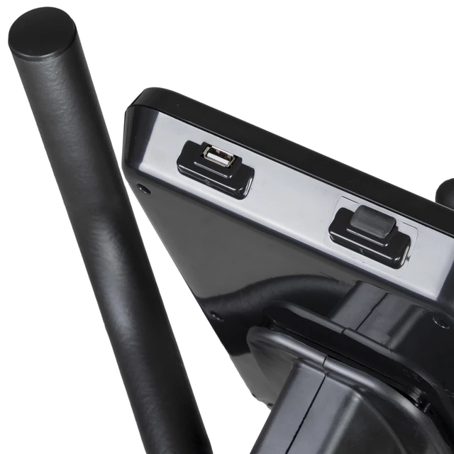 Rower treningowy poziomy rehabilitacyjny inSPORTline Omahan RMB ∙ nośność 150 kg ∙ 32 poziomy oporu ∙ program HRC ∙ program WATT ∙ uchwyt na tablet