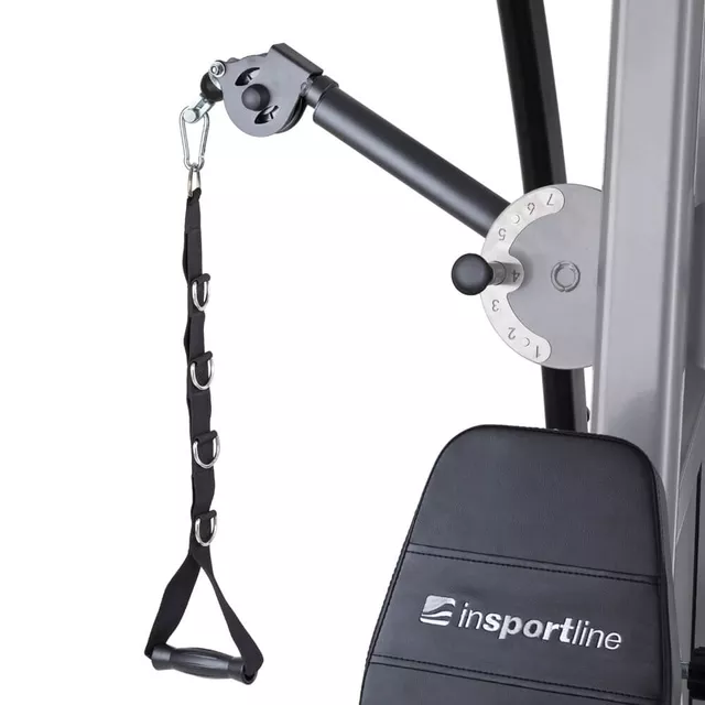 Atlas wielofunkcyjny inSPORTline Profigym C200 ∙ ławka składana ∙ wyciągi, drążek, motylek ∙  stos 90 kg ∙ udźwig 150 kg