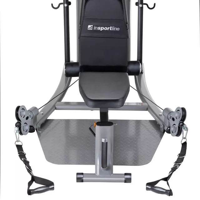 Atlas wielofunkcyjny inSPORTline Profigym C200 ∙ ławka składana ∙ wyciągi, drążek, motylek ∙  stos 90 kg ∙ udźwig 150 kg