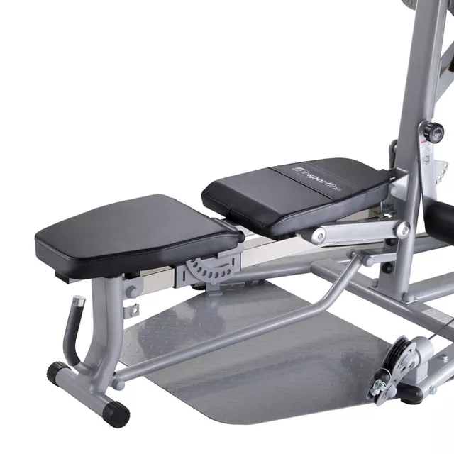 Atlas wielofunkcyjny inSPORTline Profigym C200 ∙ ławka składana ∙ wyciągi, drążek, motylek ∙  stos 90 kg ∙ udźwig 150 kg