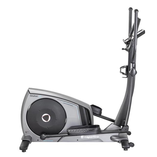 Orbitrek magnetyczny inSPORTline Omahan ET ∙ cicha praca ∙ nośność 150 kg ∙ 32 poziomy oporu ∙ program HRC ∙ ekran LCD ∙ uchwyt na tablet