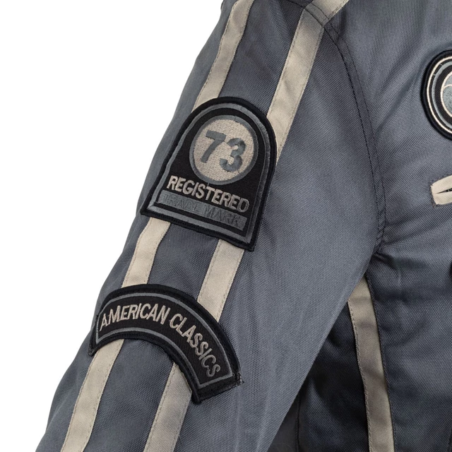 Męska kurtka motocyklowa W-TEC Patriot - Biały