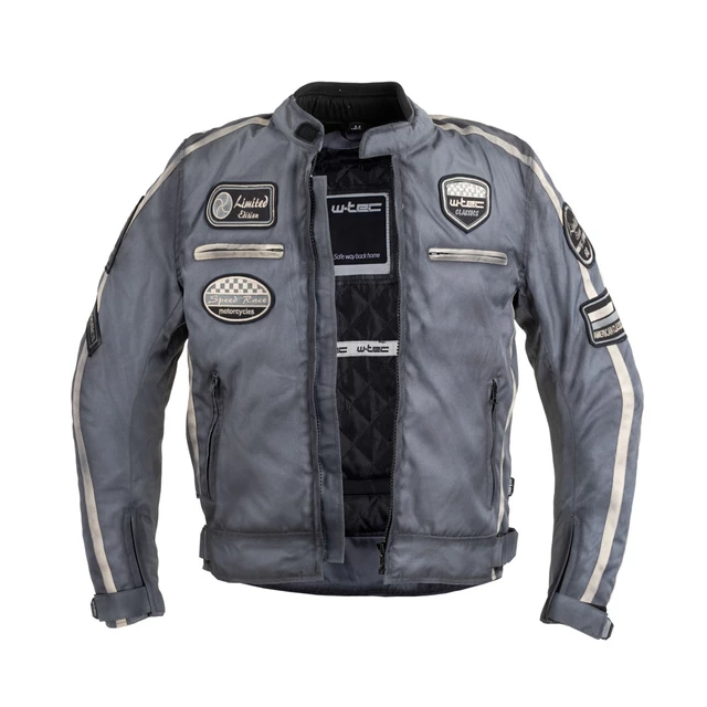 Męska kurtka motocyklowa W-TEC Patriot - Biały