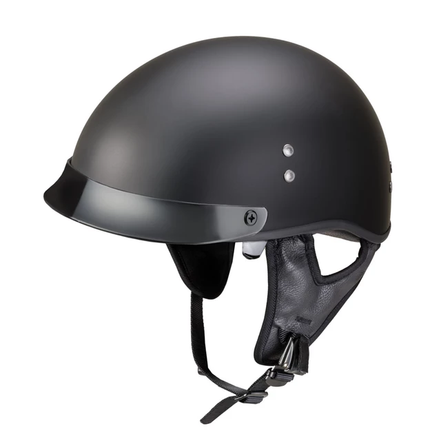 Kask motocyklowy otwarty chopper W-TEC Black Heart Rednut - Motocykl / Czarny mat