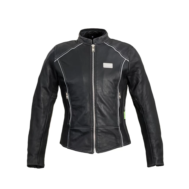 Damska skórzana kurtka motocyklowa W-TEC Hagora - Czarny matowy