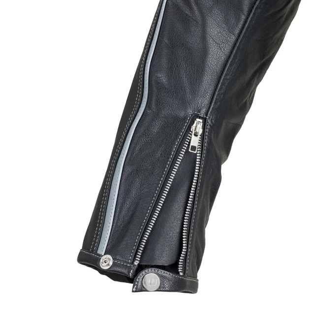 Skórzana kurtka motocyklowa W-TEC Mathal - Czarny