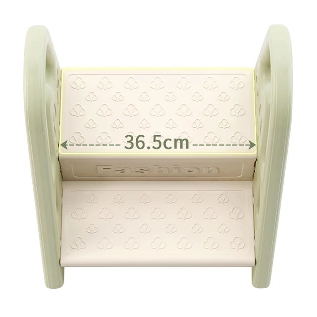 Stołek dziecięcy drabinka 2w1 inSPORTline Goralcino ∙ obciążenie 40 kg ∙ zaokrąglone krawędzie ∙ HDPE - Biały