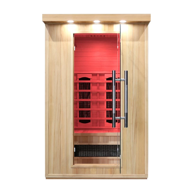 Sauna na podczerwień inSPORTline Mettsa 200 ∙ 6 promienników ceramicznych ∙ chromoterapia 7 kolorów ∙ Bluetooth ∙ jonizator