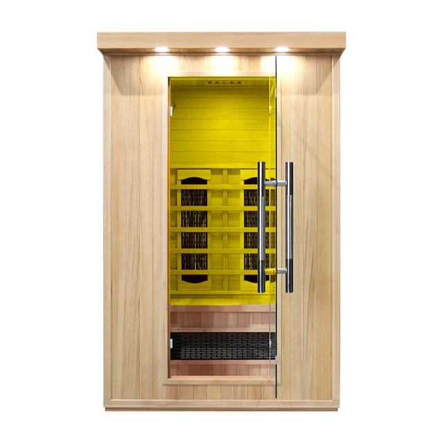 Sauna na podczerwień inSPORTline Mettsa 200 ∙ 6 promienników ceramicznych ∙ chromoterapia 7 kolorów ∙ Bluetooth ∙ jonizator